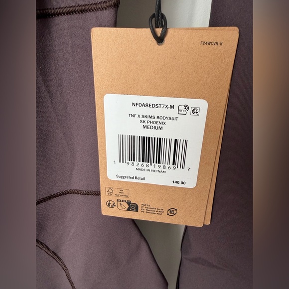 SKIMS x The North Face Dark Brown Phoenix Refina Bodysuit - Picture 5 of 6